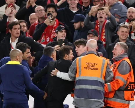 Simeone, Anfield and Verbal Exchanges in the Stadium